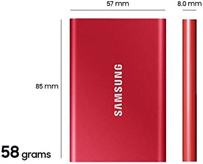 SAMSUNG T7 2TB Portable SSD size