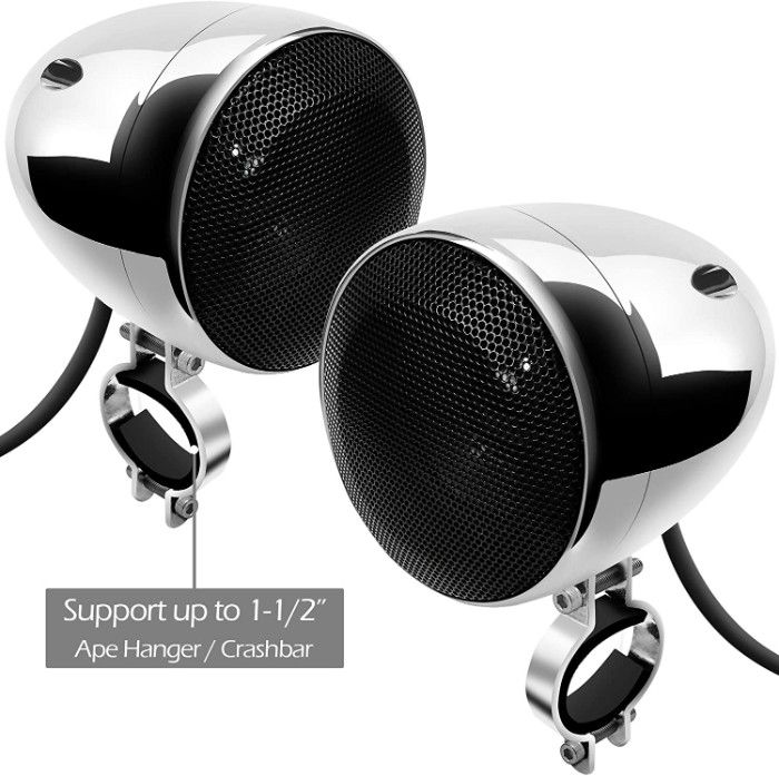 GoHawk TN4-Q Bluetooth Motorcycle Speakers close view