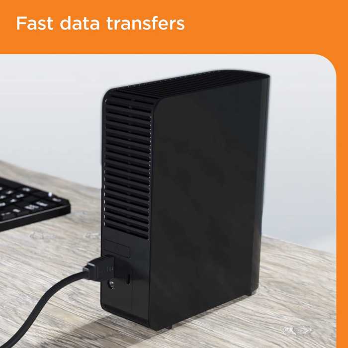 WD 16TB Elements - fast data transfers