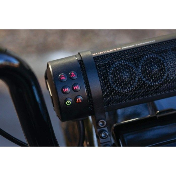 Kuryakyn 2720 MTX Road Thunder Motorcycle Sound Bar's buttons