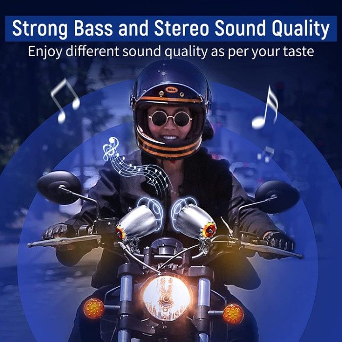 LEXIN LX-Q3 Motorcycle Bluetooth Speakers sound quality features