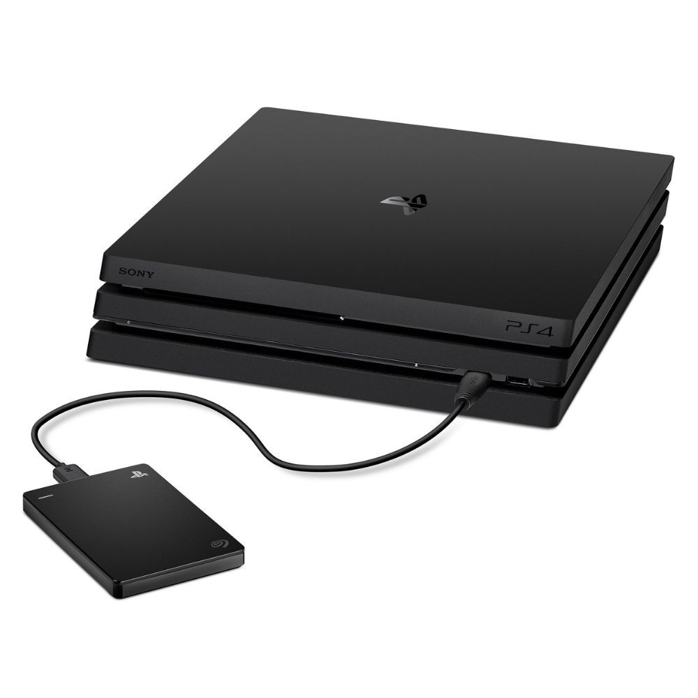 external hdd plugged to a ps4